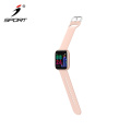 Newest full color screen touch smart wristband watch fitness tracker heart rate monitor